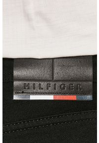 TOMMY HILFIGER - Tommy Hilfiger - Jeansy Bleecker. Kolor: czarny. Materiał: jeans. Wzór: gładki #2