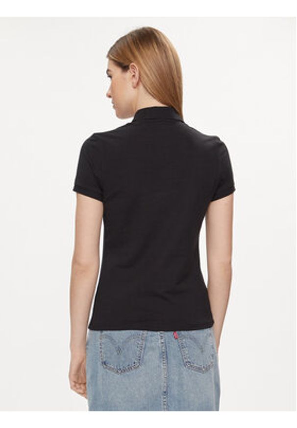 Levi's® Polo 52599-0046 Czarny Slim Fit. Typ kołnierza: polo. Kolor: czarny. Materiał: bawełna