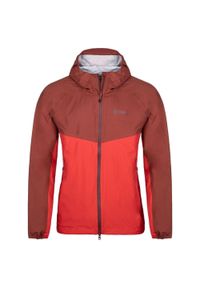 Męska kurtka outdoorowa Kilpi HURRICANE-M. Kolor: wielokolorowy, żółty, pomarańczowy, czerwony, szary. Sport: turystyka piesza #1