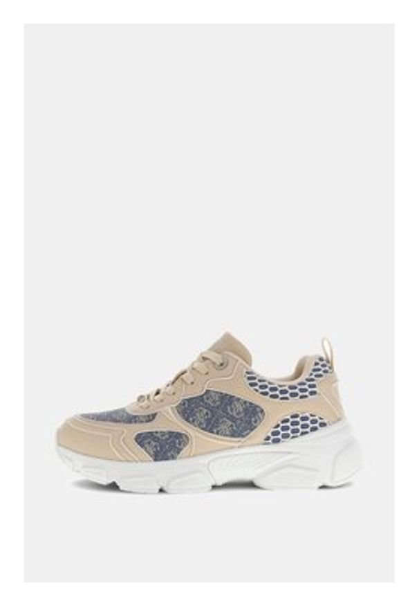 Guess Sneakersy 183229 Beżowy. Kolor: beżowy