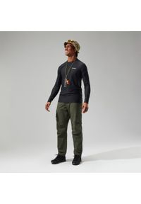 Longsleeve męski Berghaus 24/7 Basecrew. Kolor: czarny. Długość rękawa: długi rękaw