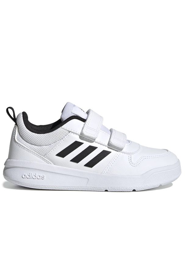 Adidas - adidas Tensaur > S24051. Zapięcie: rzepy. Materiał: guma, syntetyk, materiał. Szerokość cholewki: normalna. Wzór: paski