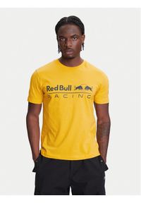 Pepe Jeans T-Shirt Red Bull Racing Logo RM500016 Żółty Regular Fit. Kolor: żółty. Materiał: bawełna