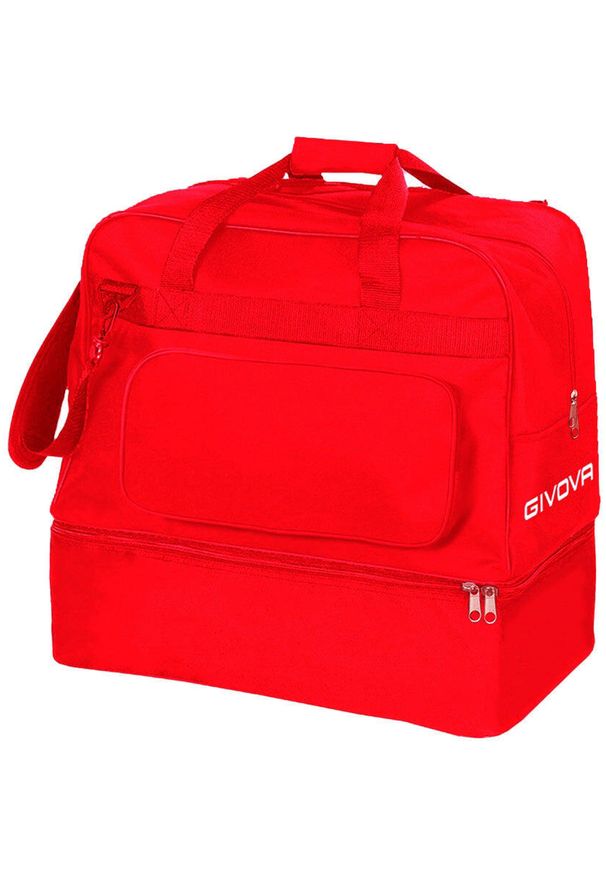 Givova Revolution Big - Torba sportowa z przegrodą na buty. Kolor: czerwony. Sport: fitness