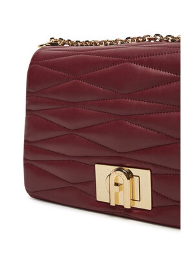 Furla Torebka WB01672 BX3221 26700 Bordowy. Kolor: czerwony. Materiał: skórzane