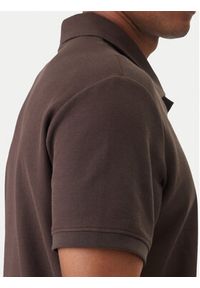 Calvin Klein Jeans Polo Easy Micro Waffle LV04RF205G Brązowy Regular Fit. Typ kołnierza: polo. Kolor: brązowy. Materiał: bawełna #3