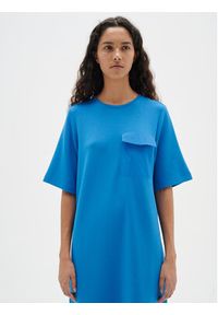 InWear Sukienka codzienna Zev 30108202 Niebieski Straight Fit. Okazja: na co dzień. Kolor: niebieski. Materiał: syntetyk. Typ sukienki: proste. Styl: casual #4