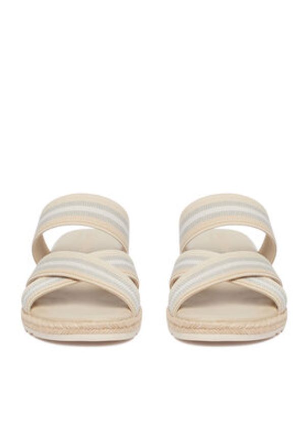 Go Soft Klapki CEO-R25AW01006 Beżowy. Kolor: beżowy. Materiał: materiał