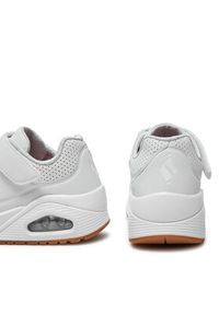 skechers - Skechers Sneakersy Air Blitz 403673L/WHT Biały. Kolor: biały. Materiał: skóra #3