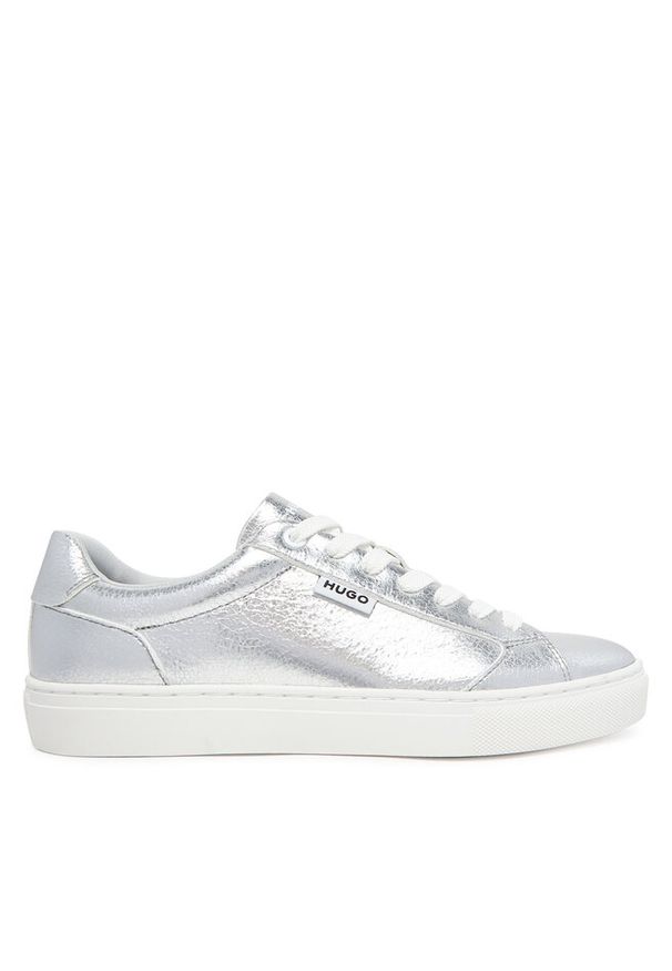 Hugo - Sneakersy HUGO. Kolor: srebrny