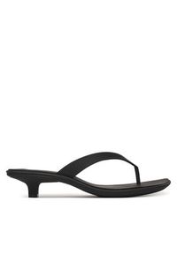 Calvin Klein Japonki Flip Flop Kitten Heel Thong Tpu HW0HW02965 Czarny. Kolor: czarny. Materiał: skóra #2