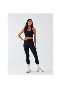 BESHAPED - Legginsy Sportowe BeShaped Pilates Joga. Kolor: czarny. Materiał: nylon, elastan. Sport: joga i pilates #1