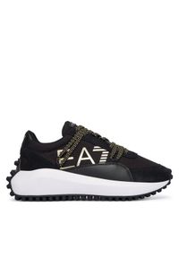 EA7 Emporio Armani Sneakersy 7X000355 AF18869 MC021 Czarny. Kolor: czarny. Materiał: materiał