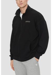 Guess - GUESS Czarna bluza męska Emis, Rozmiar S. Kolor: czarny. Materiał: bawełna, materiał. Styl: elegancki #1