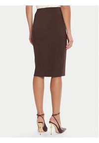Rinascimento Spódnica ołówkowa CFC0125230003 Brązowy Slim Fit. Kolor: brązowy. Materiał: syntetyk
