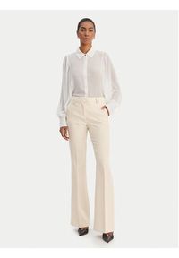 Fracomina Spodnie materiałowe FR26SVA004W42901 Écru Regular Fit. Materiał: syntetyk #2