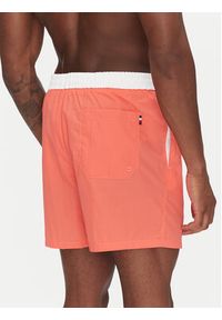 TOMMY HILFIGER - Tommy Hilfiger Szorty kąpielowe UM0UM03455 Różowy Slim Fit. Kolor: różowy. Materiał: syntetyk #4