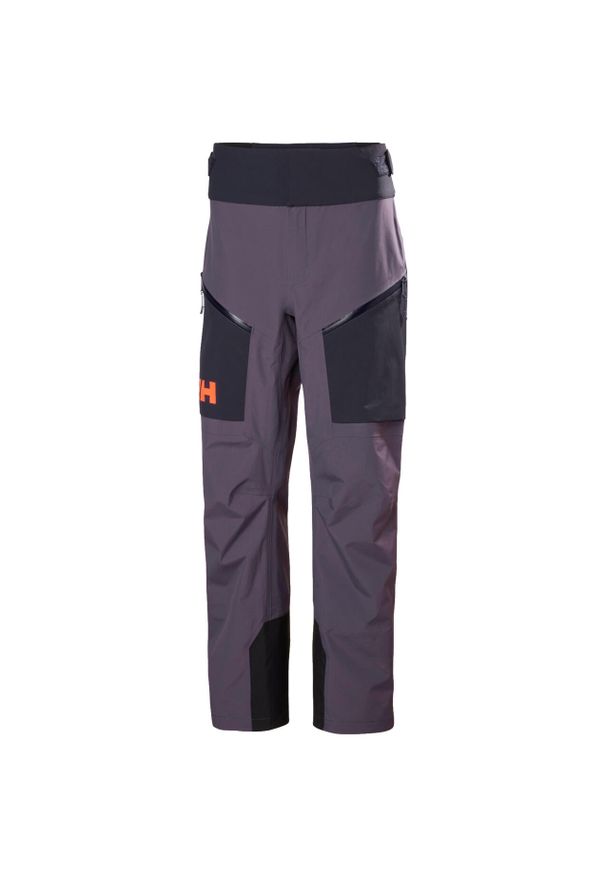Spodnie narciarskie dla kobiet Helly Hansen Sogn Shell. Stan: podwyższony. Kolor: fioletowy. Sezon: zima. Sport: narciarstwo