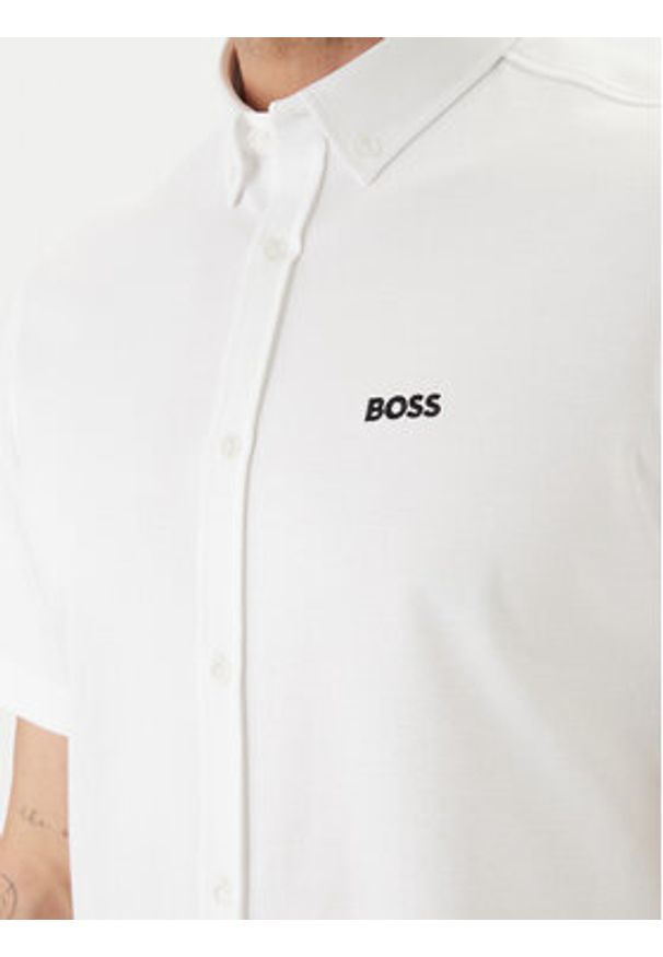 BOSS Koszula ST Motion 50555951 Biały Regular Fit. Kolor: biały. Materiał: bawełna
