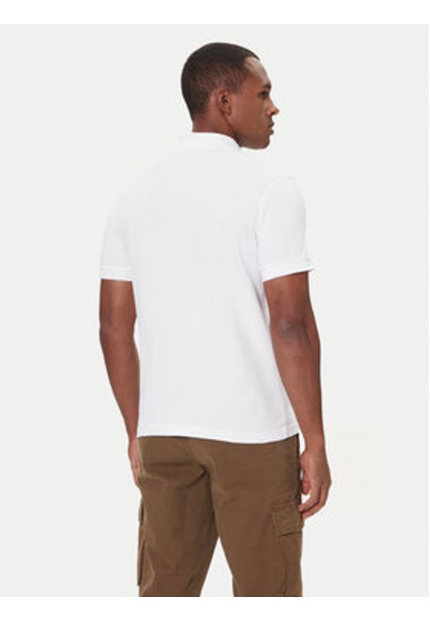 BOSS - Boss Polo Passenger 50507803 Biały Slim Fit. Typ kołnierza: polo. Kolor: biały. Materiał: bawełna