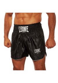 LEONE 1947 - Spodenki bokserskie Leone thai basic. Kolor: czarny. Sport: fitness #1
