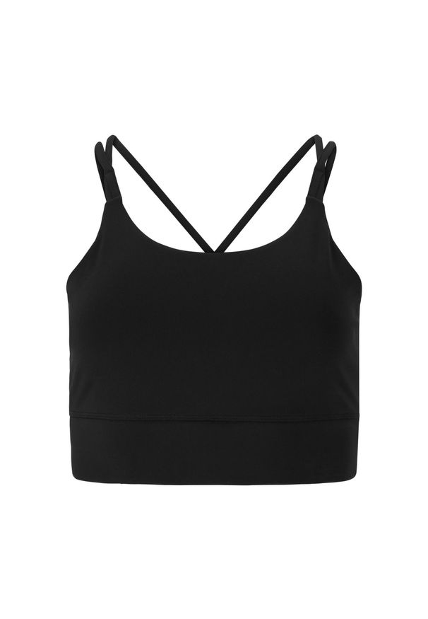 ENDURANCE - Biustonosz dla kobiet Athlecia Elli. Kolor: czarny. Sport: fitness