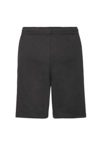 FRUIT OF THE LOOM - Lekkie Spodenki Dla Dorosłych Unisex. Kolor: czarny