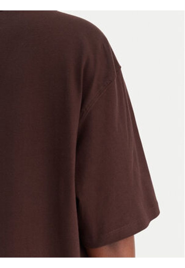 Adidas - adidas T-Shirt Essentials Boyfriend KD1371 Brązowy Oversize. Kolor: brązowy. Materiał: bawełna