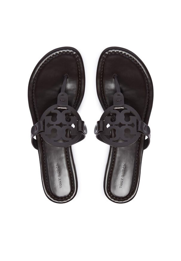Tory Burch Japonki 174875 Brązowy. Kolor: brązowy. Materiał: skóra