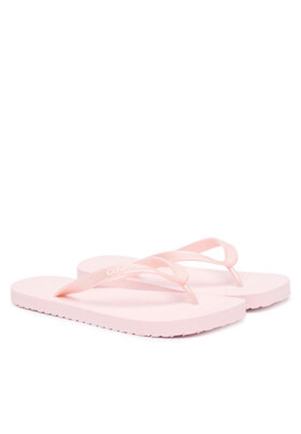 Calvin Klein Japonki Flip Flop Tpu Metallic HW0HW02956 Różowy jasny. Kolor: różowy. Materiał: syntetyk