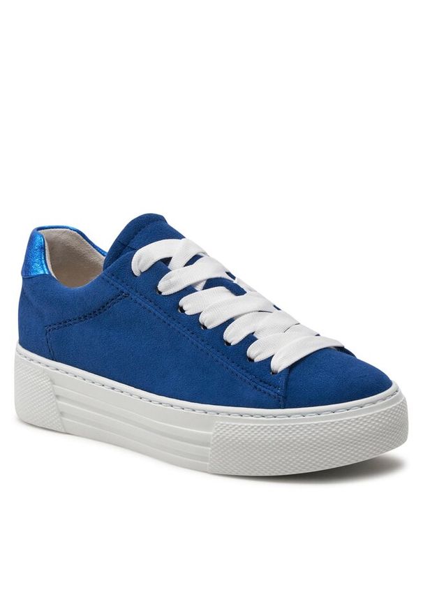 Sneakersy Gabor. Kolor: niebieski