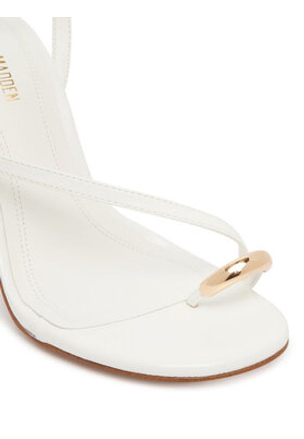 Steve Madden Klapki Missile-S 11003880 Biały. Kolor: biały. Materiał: skóra