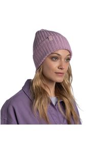 Czapka zimowa z wełny merino Buff Merino Wool Norval. Kolor: różowy. Materiał: wełna. Sezon: zima. Styl: sportowy #2