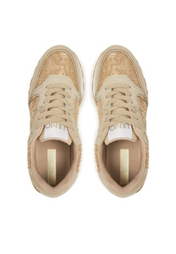 Liu Jo Sneakersy Amazing 25 BA5049 PX608 Beżowy. Kolor: beżowy. Materiał: materiał