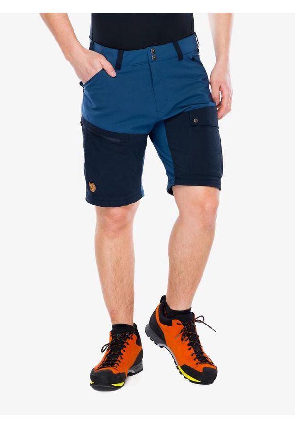 Fjällräven - Spodnie męskie Fjallraven Abisko Midsummer Zip Off Trousers Long. Kolor: niebieski