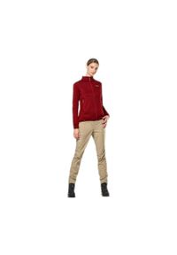 Salewa - Bluza trekkingowa damska Puez Rocca PL Women. Kolor: czerwony. Materiał: materiał