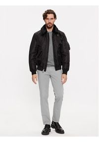 Blauer Kurtka bomber 23WBLUC02132 Czarny Regular Fit. Kolor: czarny. Materiał: syntetyk #9