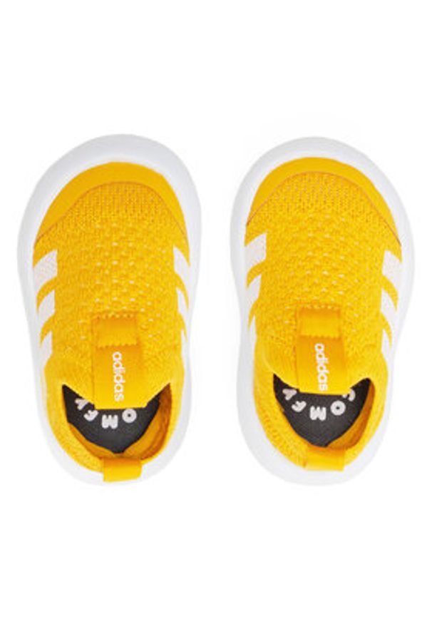 Adidas - adidas Sneakersy Bubblecomfy JR5040 Żółty. Kolor: żółty. Materiał: materiał