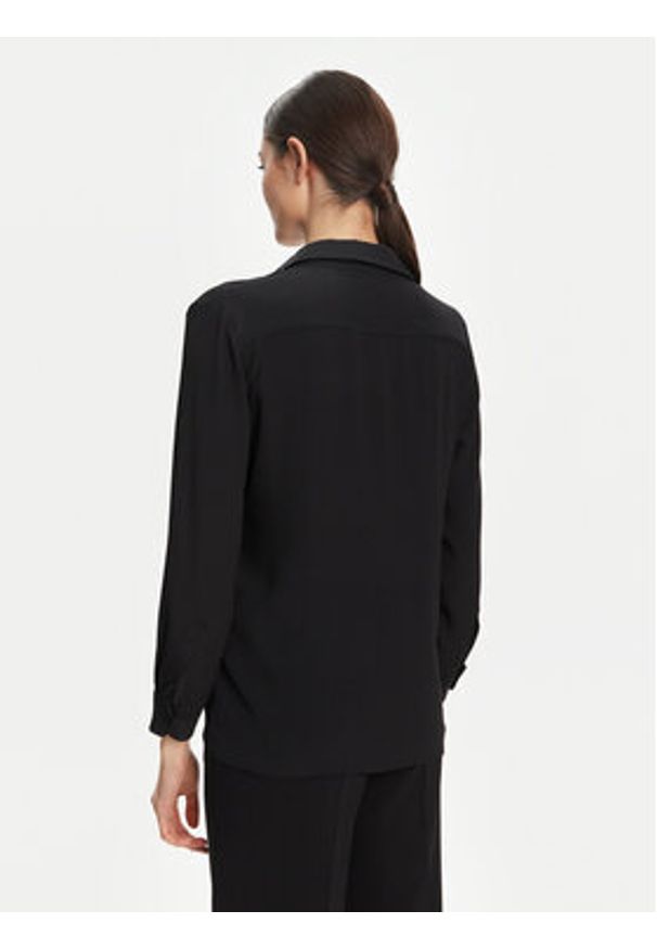 Marella Koszula Cabiria 2523116071 Czarny Regular Fit. Kolor: czarny. Materiał: syntetyk