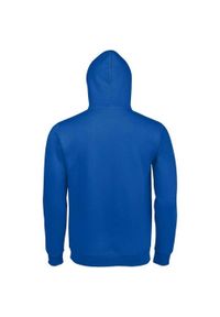 SOL'S - Męska Bluza Z Kapturem Spencer. Typ kołnierza: kaptur. Kolor: niebieski