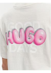 Hugo - HUGO T-Shirt Vintage Tee 50537239 Biały Relaxed Fit. Kolor: biały. Materiał: bawełna. Styl: vintage #6