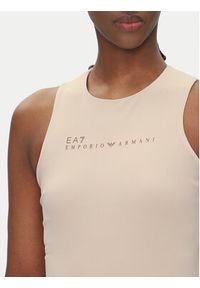 EA7 Emporio Armani Body 7W000338 AF12625 U6155 Beżowy Slim Fit. Kolor: beżowy. Materiał: syntetyk #3