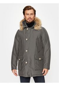 Woolrich Parka Arctic CFWOOU0482MRUT0001 Szary Regular Fit. Kolor: szary. Materiał: bawełna