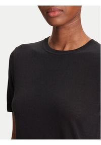 Calvin Klein Sweter LV044A307G Czarny Regular Fit. Kolor: czarny. Materiał: wiskoza