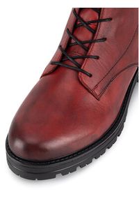 Remonte Trzewiki D2278-36 Czerwony. Kolor: czerwony. Materiał: skóra #3