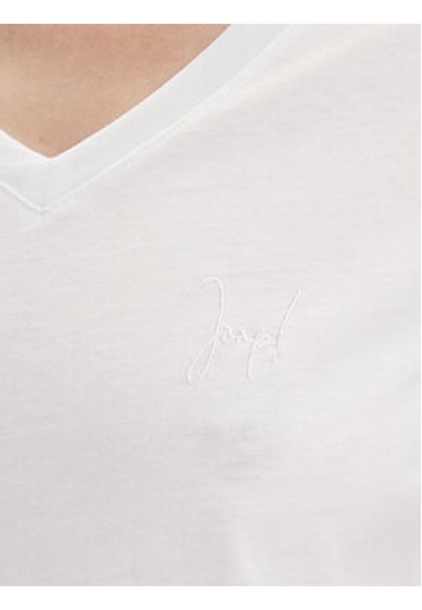 JOOP! T-Shirt 58 253JE58Tero 30049368 Biały Regular Fit. Kolor: biały. Materiał: bawełna