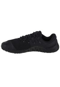 Buty do biegania męskie, Merrell Trail Glove 7. Kolor: czarny. Materiał: guma, tkanina, skóra, materiał, syntetyk. Sport: bieganie