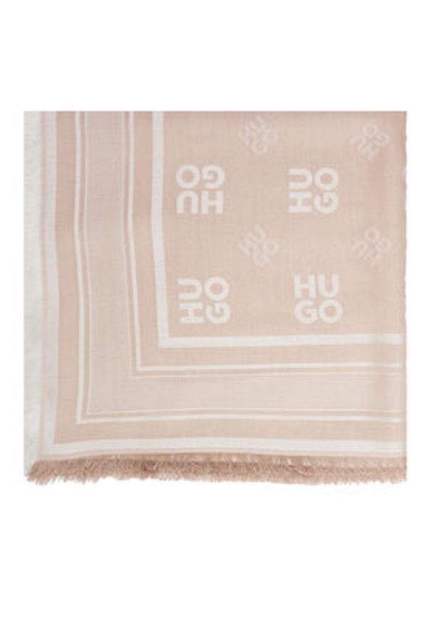 Hugo - HUGO Chusta Alyin 50517684 Brązowy. Kolor: brązowy