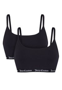 Juicy Couture Komplet biustonoszy topów JCTBT125973 Czarny. Kolor: czarny. Materiał: bawełna #1