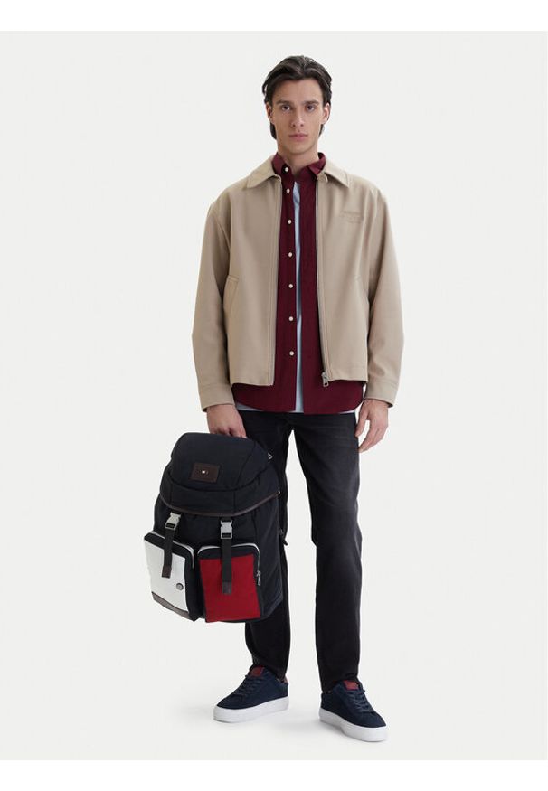 TOMMY HILFIGER - Tommy Hilfiger Plecak Th Casual Flag Backpack AM0AM14143 Granatowy. Kolor: niebieski. Materiał: materiał. Styl: casual